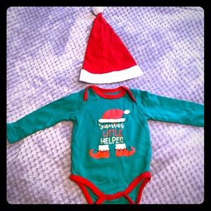 Baby boy infant Christmas set